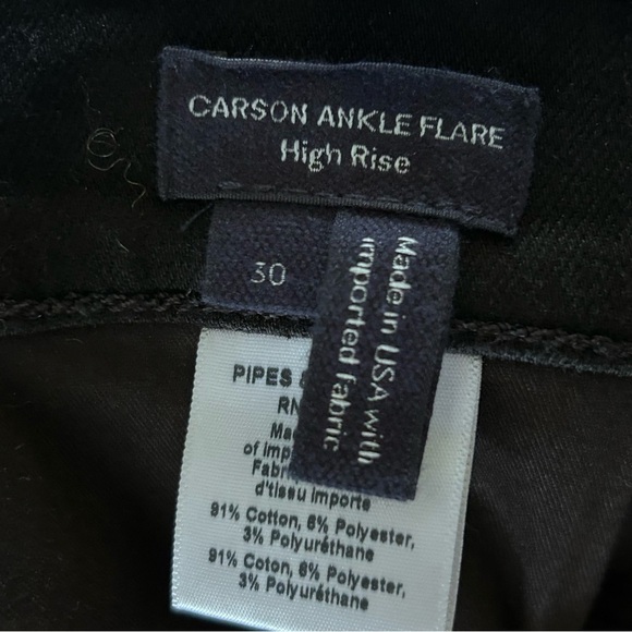 NWOT Veronica Beard - CARSON High Rise Ankle Flare in Onyx | Size 30 - Picture 8 of 8